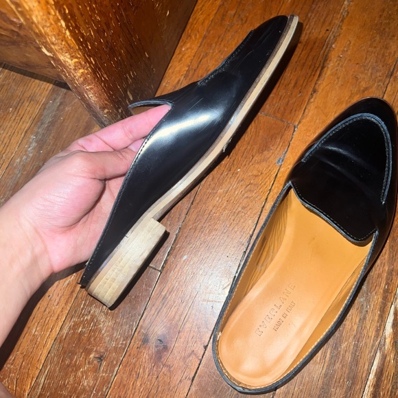 Everlane leather mules black - Picture 3 of 4